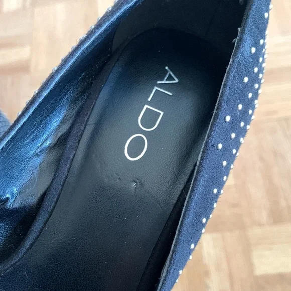 Aldo Studded Stilettos Black Heels - Picture 8 of 8